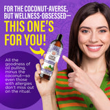 GuruNanda huile pulling sesame menthe – routine quotidienne facile et naturelle.