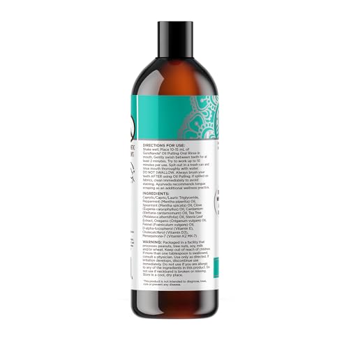 GuruNanda CocoMint, étape pré-brossage quotidienne pour une bouche fraîche.