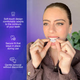 GuruNanda sans residu sur les dents: effet blanchissant sans sensation lourde.