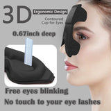 Masque Gusonse yeux extension cils 3D, confort et obscurité ciblée.