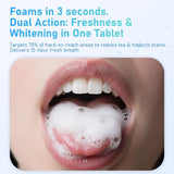 GUSTANO Popboom format portable sans eau ni brosse, utilisation rapide.
