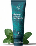 Gutology dentifrice hydroxyapatite emballage — soin microbiote buccal et remineralisation douce