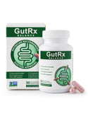 GutRx Balance – bouteille de 30 gélules, soutien digestif quotidien.