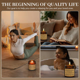 Bougie GUYHNE santal rose - ambiance chaleureuse et luxueuse.