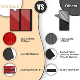 GUYULUX Thérapie lumière rouge – grand tapis, espace suffisant pour tout le corps.