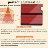 GUYULUX Thérapie lumière rouge – panneau de contrôle, réglages faciles pour ajuster l intensité.