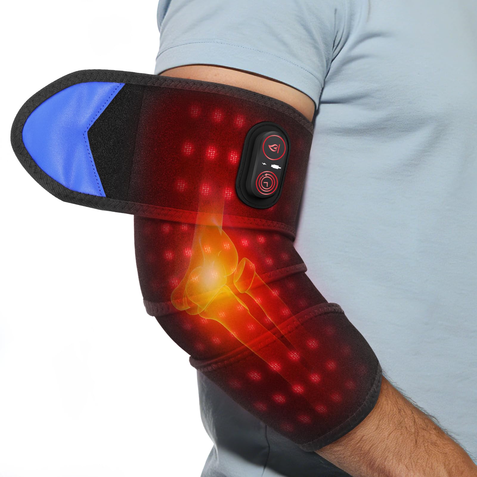 GVMSOR bande chauffante pour bras sans fil, confort mobile et autonomie