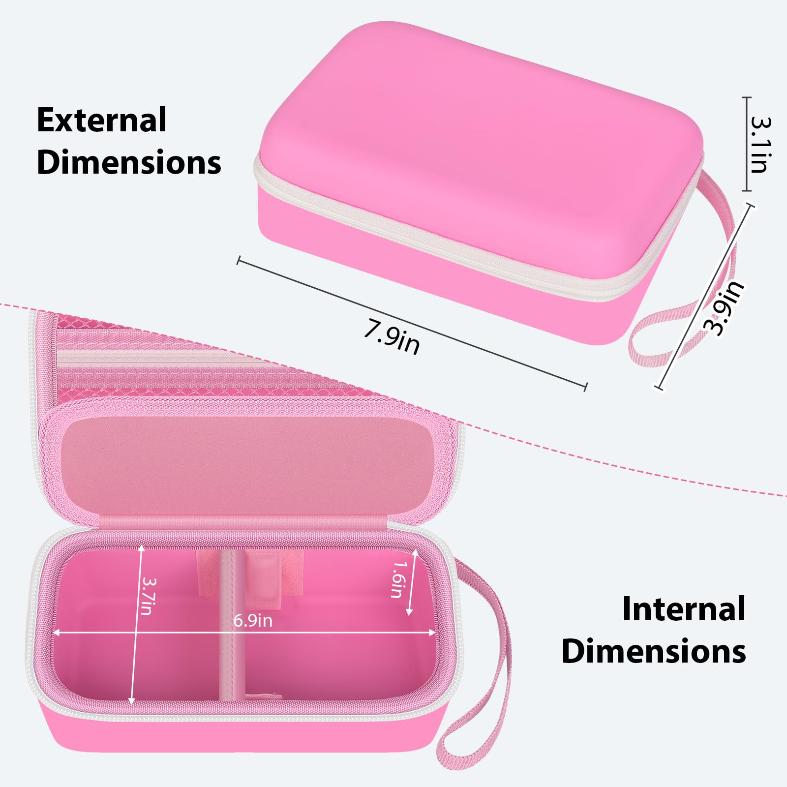 GWCASE poche maillage supérieure pour accessoires essentiels