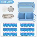 GWCASE boîte lentilles avec diviseur amovible séparant lentilles gauche et droite.