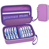 GWCASE étui lentilles quotidiennes 30+ : rangement clair et pratique pour vos lentilles