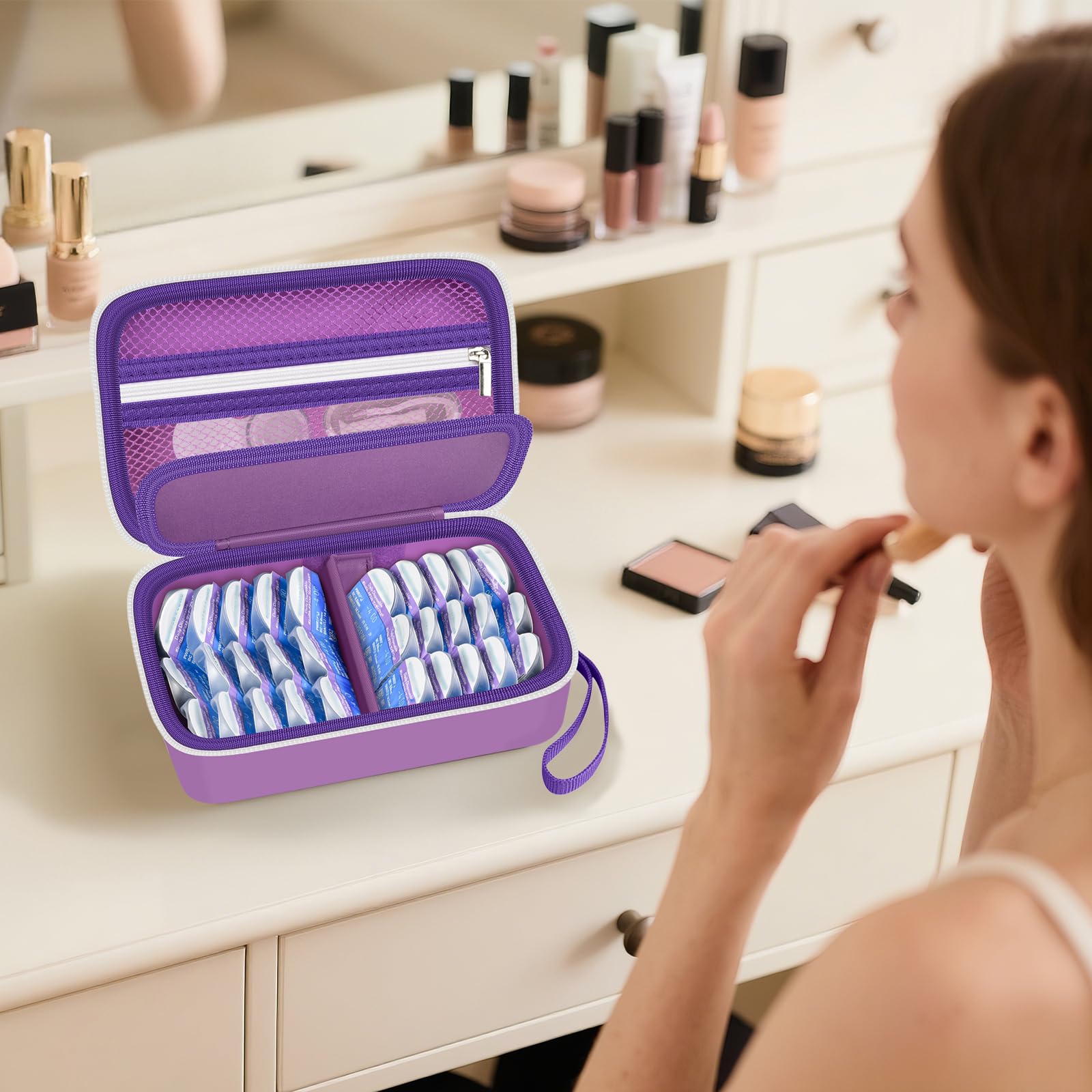 GWCASE étui lentilles transport voyage pratique pour déplacements