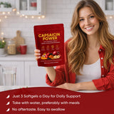 GXSAE Capsaicin Power – trois capsules par portion, simplicité d’utilisation