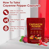GXSAE Capsaicin Power – vitamine D3 et K2 pour le soutien général