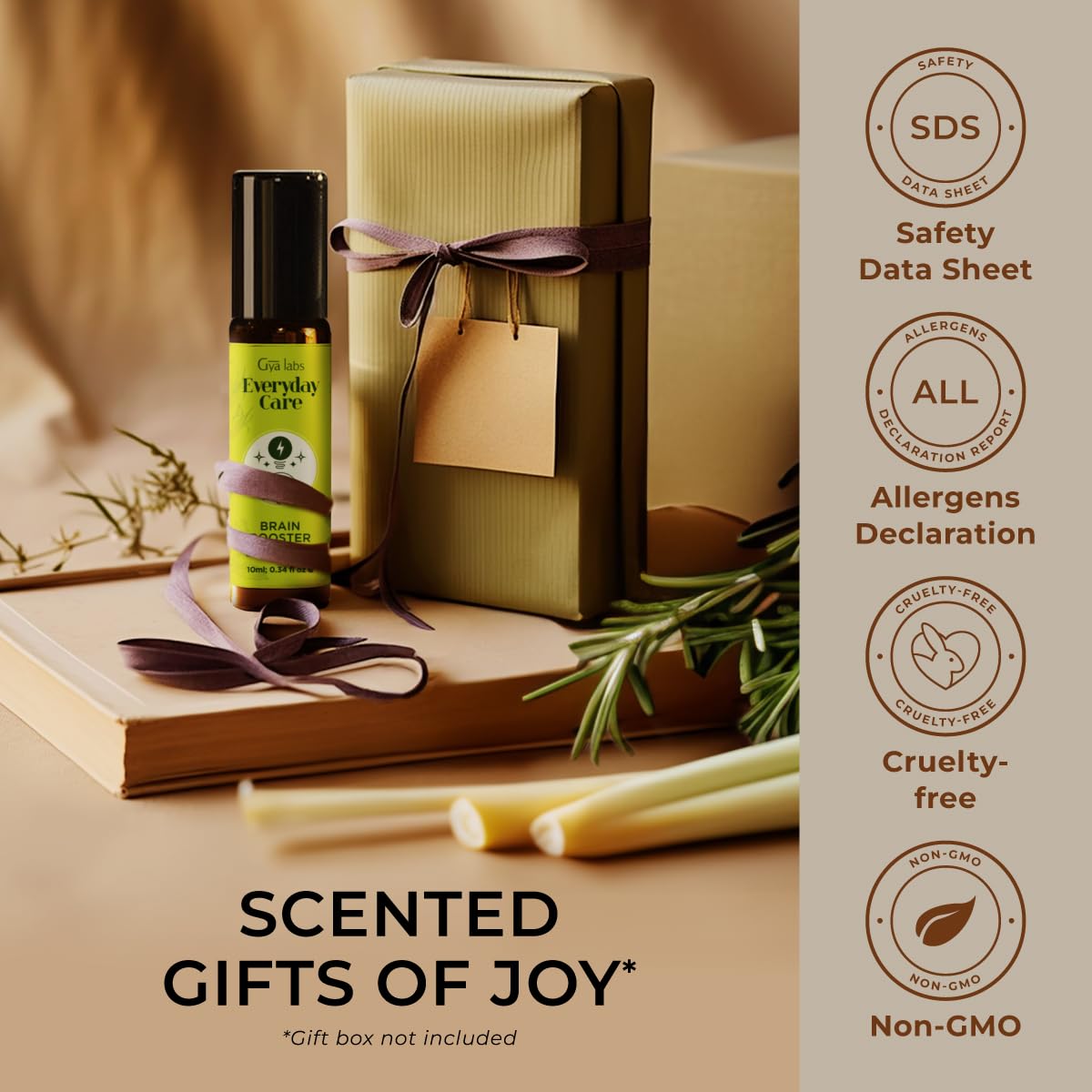 Gya Labs Rouleau Brain Booster : detente aromatherapie pour apaiser l esprit