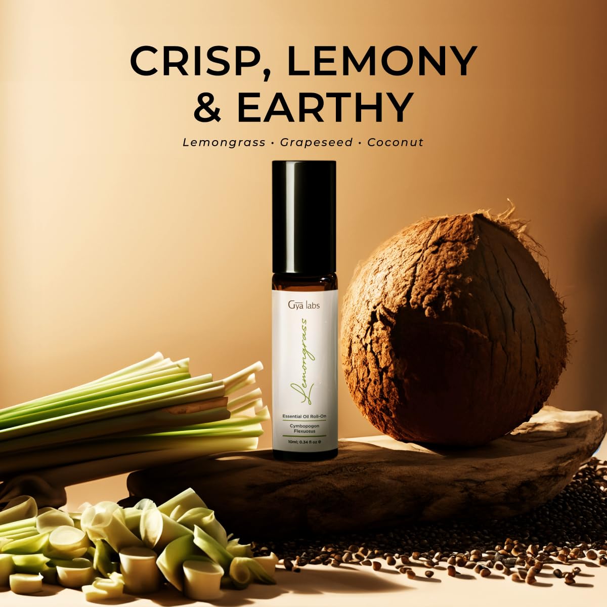 Gya Labs citronnelle-relaxation muscles, massage rapide soulage les tensions