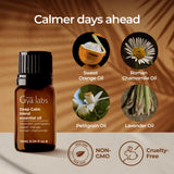 Gouttes Deep Calm pour application diluée et routine de soin.