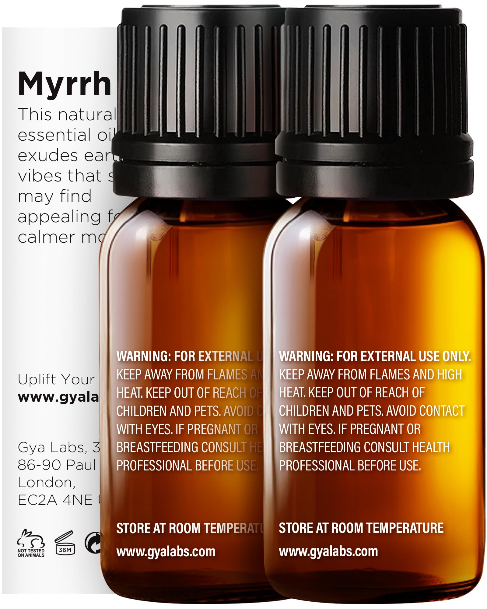 Diffusion apaisante avec l’huile encens et myrrhe de Gya Labs