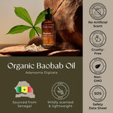 Gya Labs Huile de Baobab — idéale pour mélanges avec huiles essentielles.
