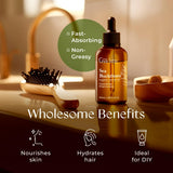 Gya Labs huile dargousier usage avec huiles essentielles, peau plus douce.