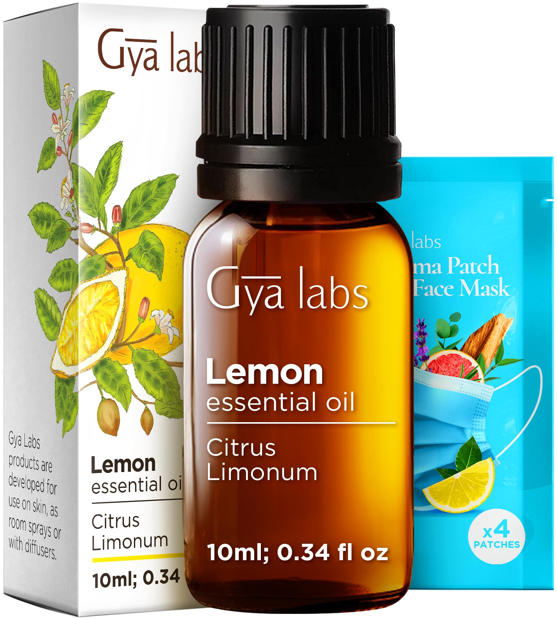 Huile essentielle citron Gya Labs prête pour le diffuseur et ambiance rafraîchissante