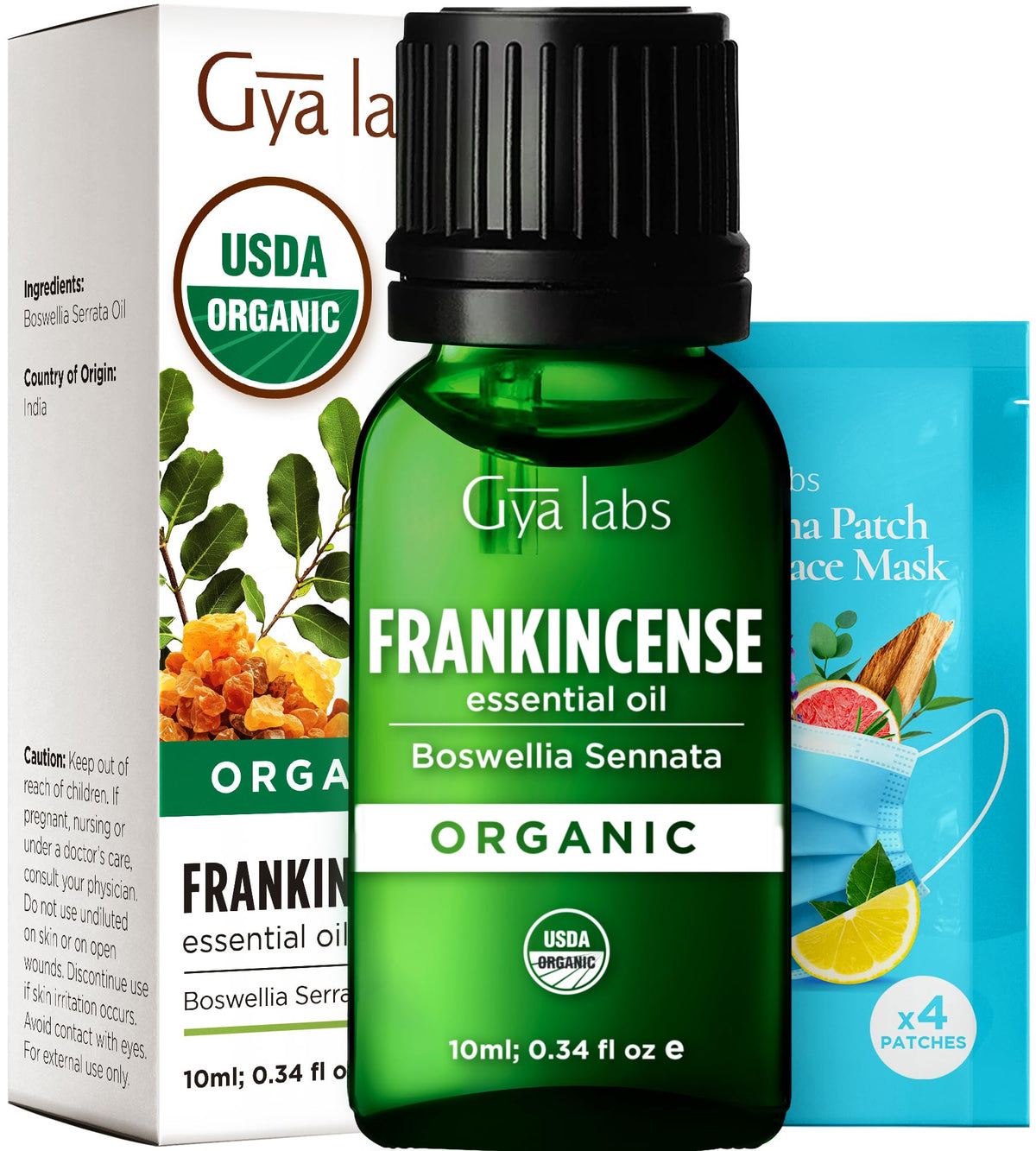 Huile essentielle d'encens Gya Labs utilisée en diffusion pour favoriser la détente.
