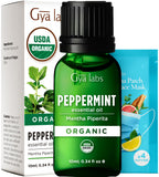 Huile essentielle de menthe pure Gya Labs, flacon 10 ml, revitalisante
