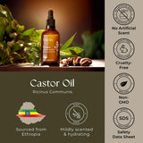 Huile de ricin Gya Labs – base beauté maison et mélanges cosmétiques.