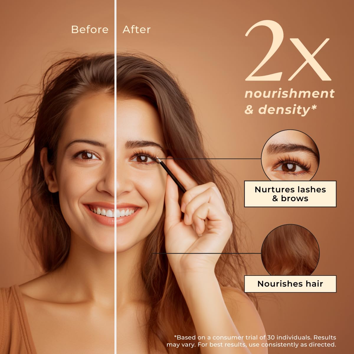 Huile de ricin Gya Labs – soin cils et sourcils pour un regard nourri.