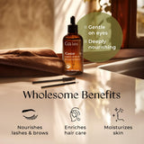 Huile de ricin Gya Labs – base pour massages corporels quotidiens.