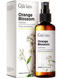 Gya Labs Hydrosol Fleur d’Oranger — bouteille dorée prête à rafraîchir peau et cheveux