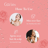 Gya Labs hydrosol rose bulgare – linge frais et parfum délicat