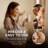 Gya Labs Peppermint Roll-On procure un refroidissement agréable après application.