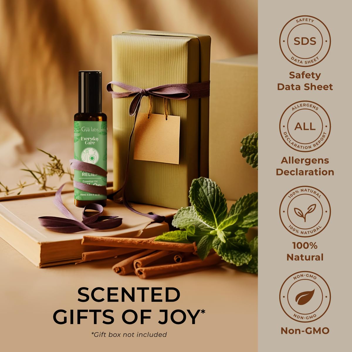 Gya Labs Muscle Relief Roll-On idéal pour le camping et les activités de plein air.