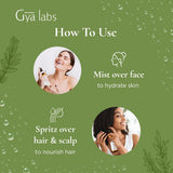 Gya Labs Romarin Hydrosol — brume linge, parfume draps et textiles pour un toucher frais.