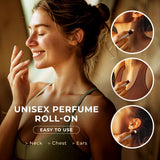 Gya Labs Rose Geranium Roll-On : emballage compact facilitant le transport et le rangement.