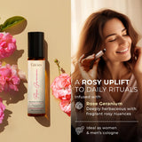 Gya Labs Rose Geranium Roll-On : format voyage compact pour emporter le soin où que vous alliez.