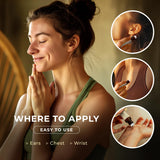Gya Labs Camphre Roll-On compact, idéal pour voyage et bien-être