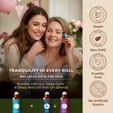 Gya Labs rouleau rose-geranium, parfum apaisant et détente soutenue
