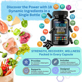 Capsules Gymonster Magnesium glycinate, maintien musculaire et nerveux