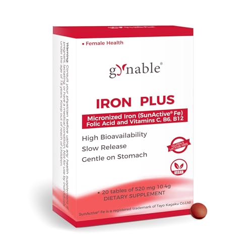 Gynable Fer Doux – boîte d’emballage et dosage facile pour une supplémentation quotidienne