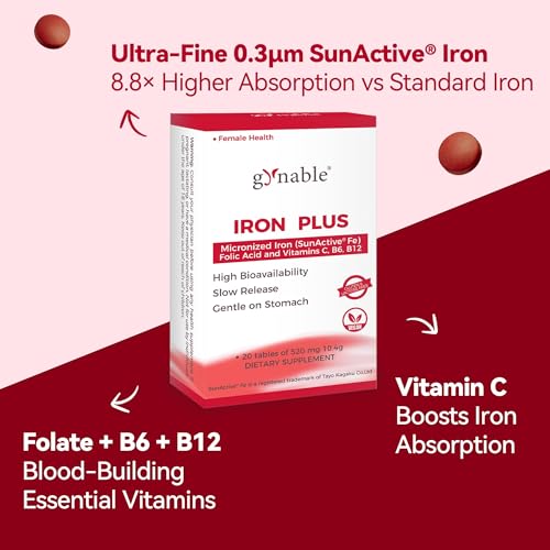 Gynable Fer Doux – vitamine C pour soutenir l’absorption et l’immunité