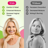 Gynatrof formulation hyaluronique et vitamine E, hydratation nourrissante.