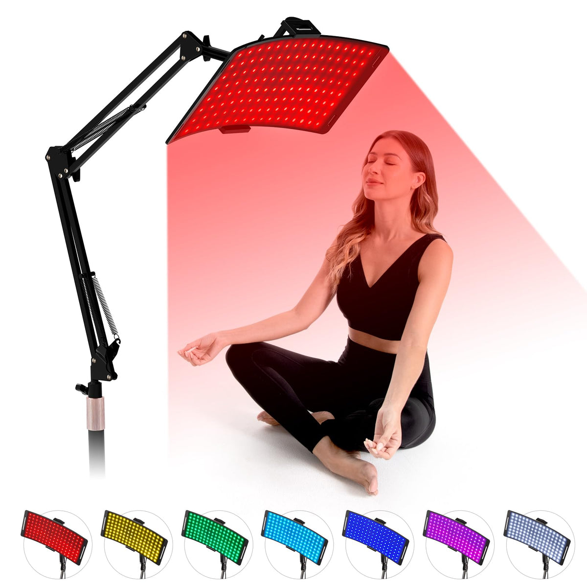 GYP lampe 7 en 1 thérapeutique visage et corps, pratique à domicile.