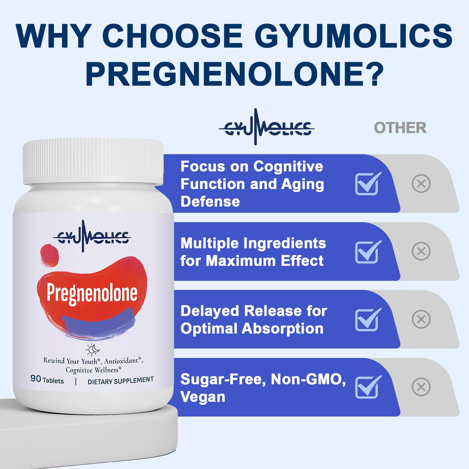 Ingrédients propres et sans allergènes, sans OGM et sans gluten.