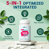 Formule 5 en 1 avec L-Theanine et Myo-Inositol pour la clarté.