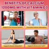 GZ HAOYUAN Calcium citrate gommes avec D3 et K2, soutien immunitaire potentiel.