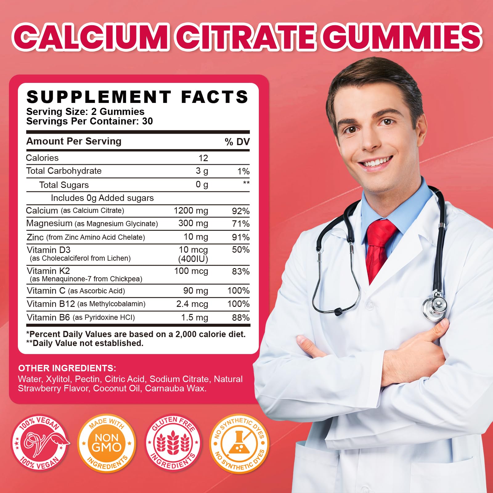 GZ HAOYUAN Formulation sans OGM, sans gluten et compatible végan.
