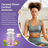GZ HAOYUAN Gommes cortisol — gomme au cœur rose, goût fraise agréable et sans sucre.