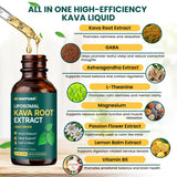 GZ HAOYUAN Kava liposomal drops – gouttes avec pipette facilitant l'ingestion.
