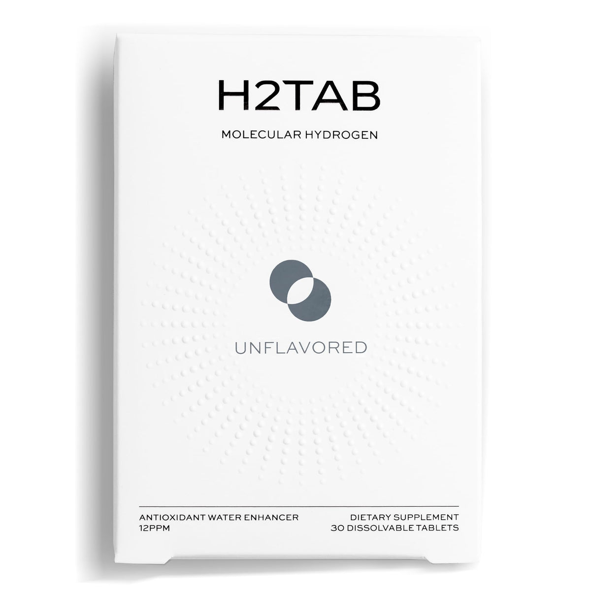 Tablettes H2TAB se dissolvant dans l'eau pour énergie et hydrogénation, 12ppm.